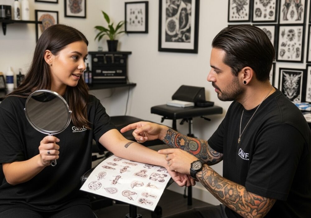 tattoo consultation placement