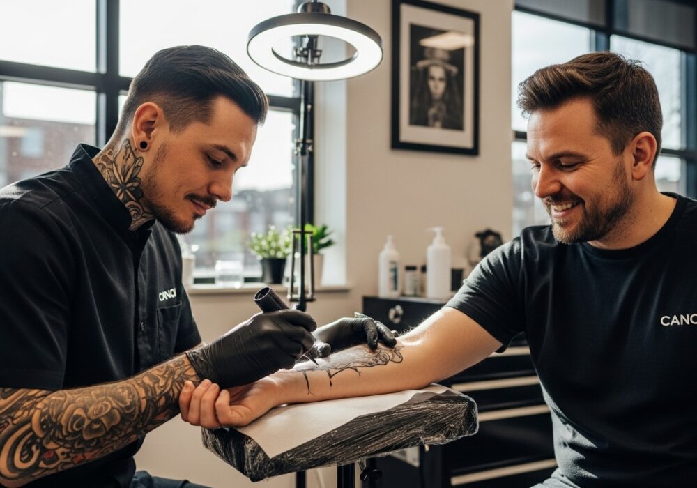 tattoo numbing cream application