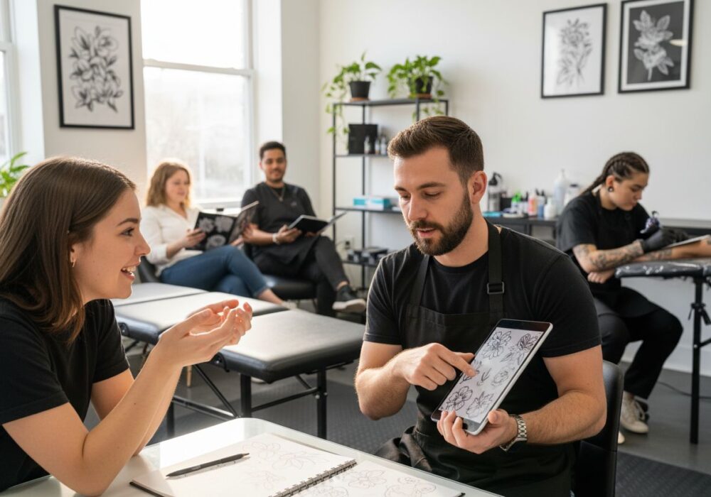 prvé tetovanie, tetovací salón, konzultácia