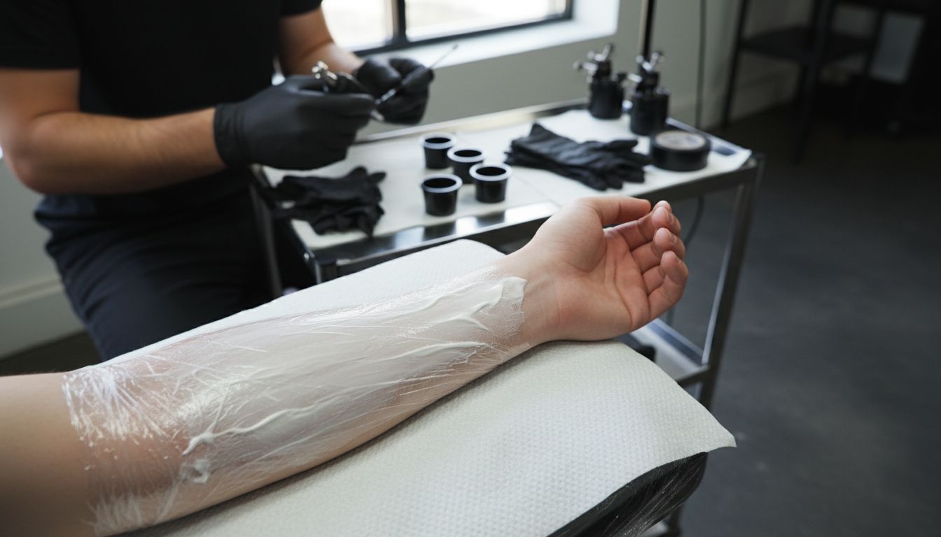 anesthetic cream tattoo