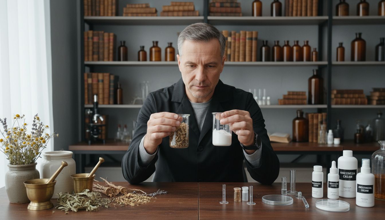 historický vývoj anestetických krémov