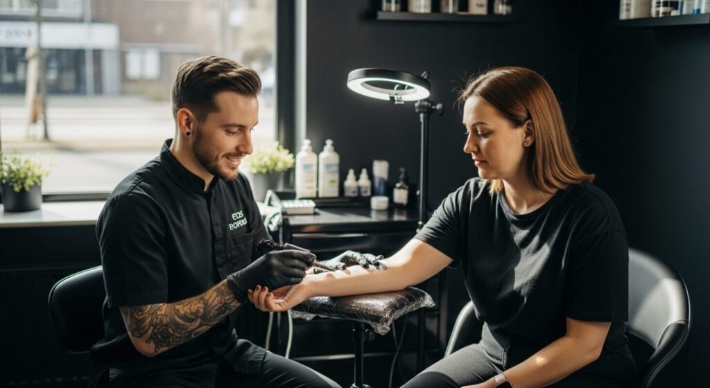 úloha prípravy pokožky pred tetovaním