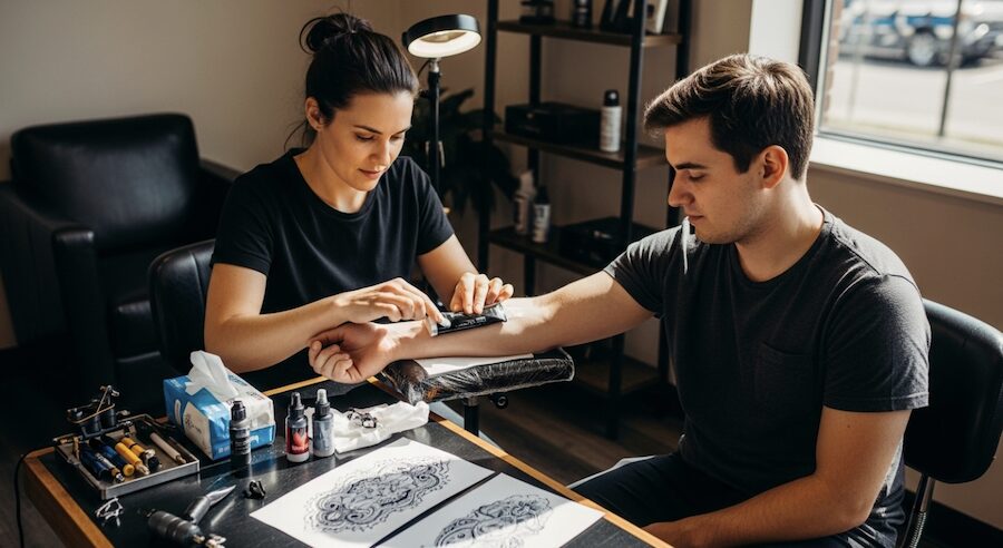 výhody používania krémov pred tetovaním