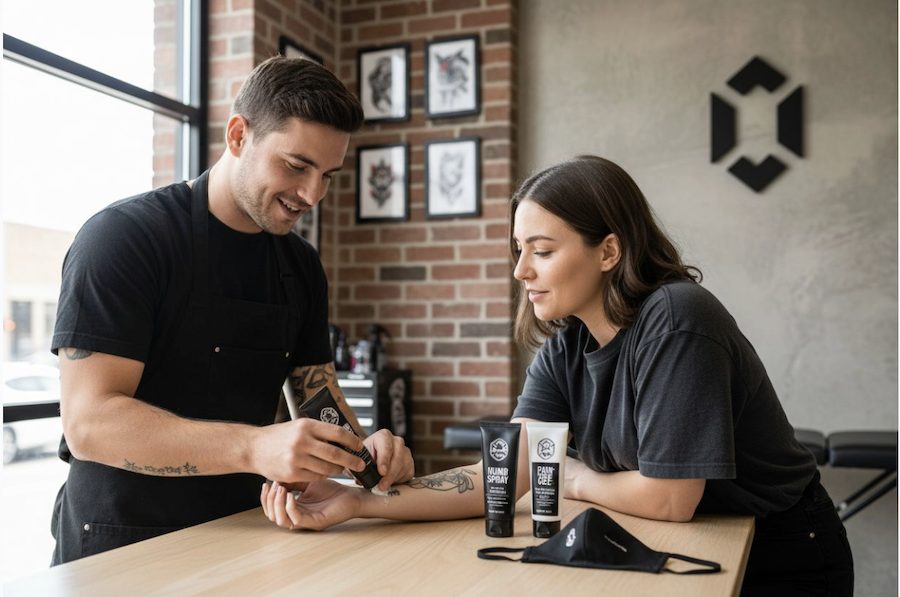 príklady znecitlivenia pred tetovaním