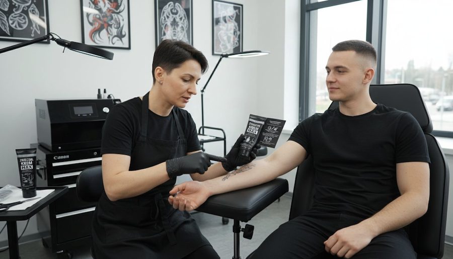 krém pred tetovaním