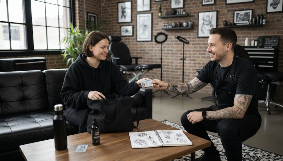 čo priniesť na návštevu k tatérovi